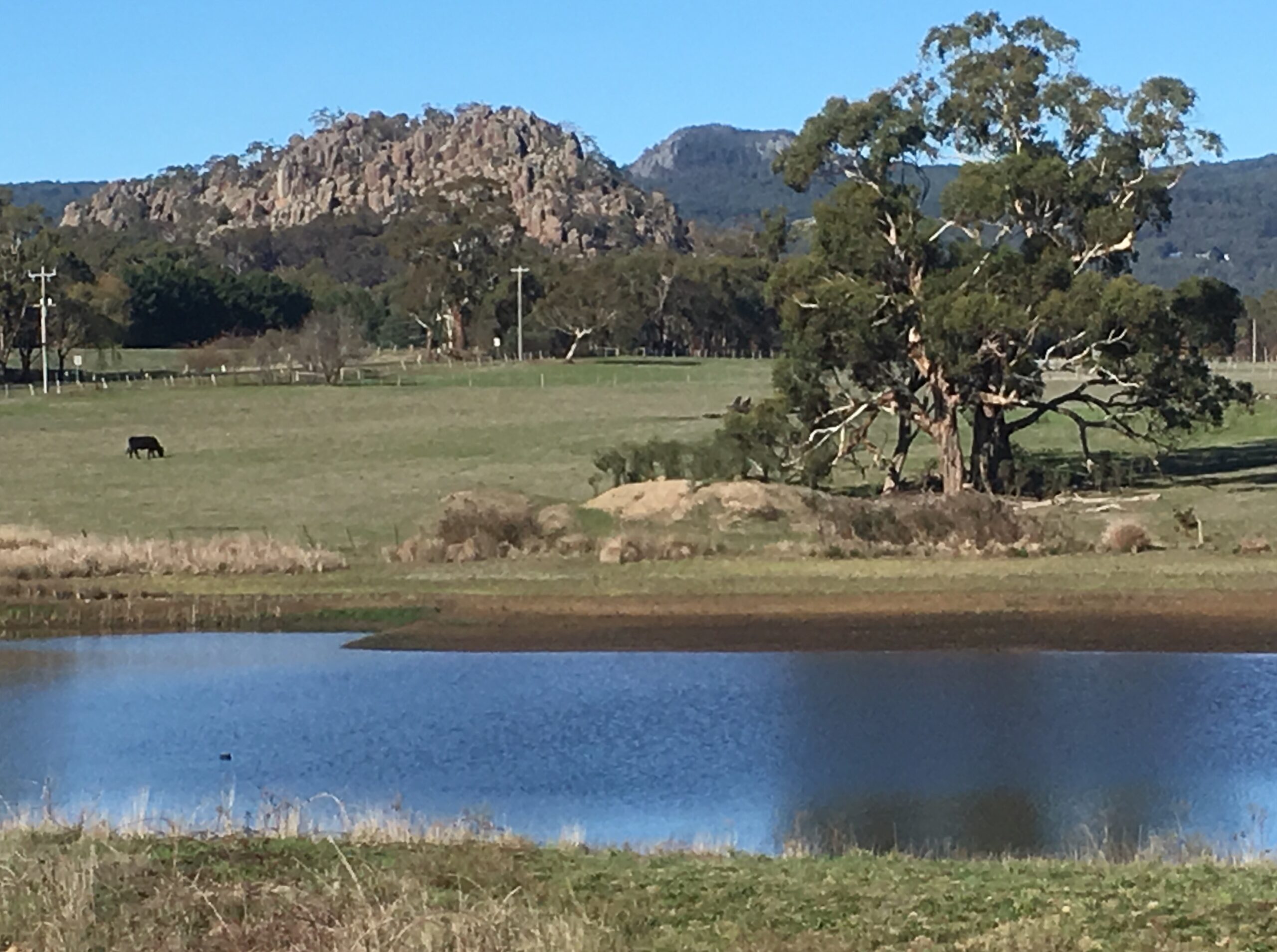 Hanging Rock volcanic formation in the Macedon Ranges near Gisborne
