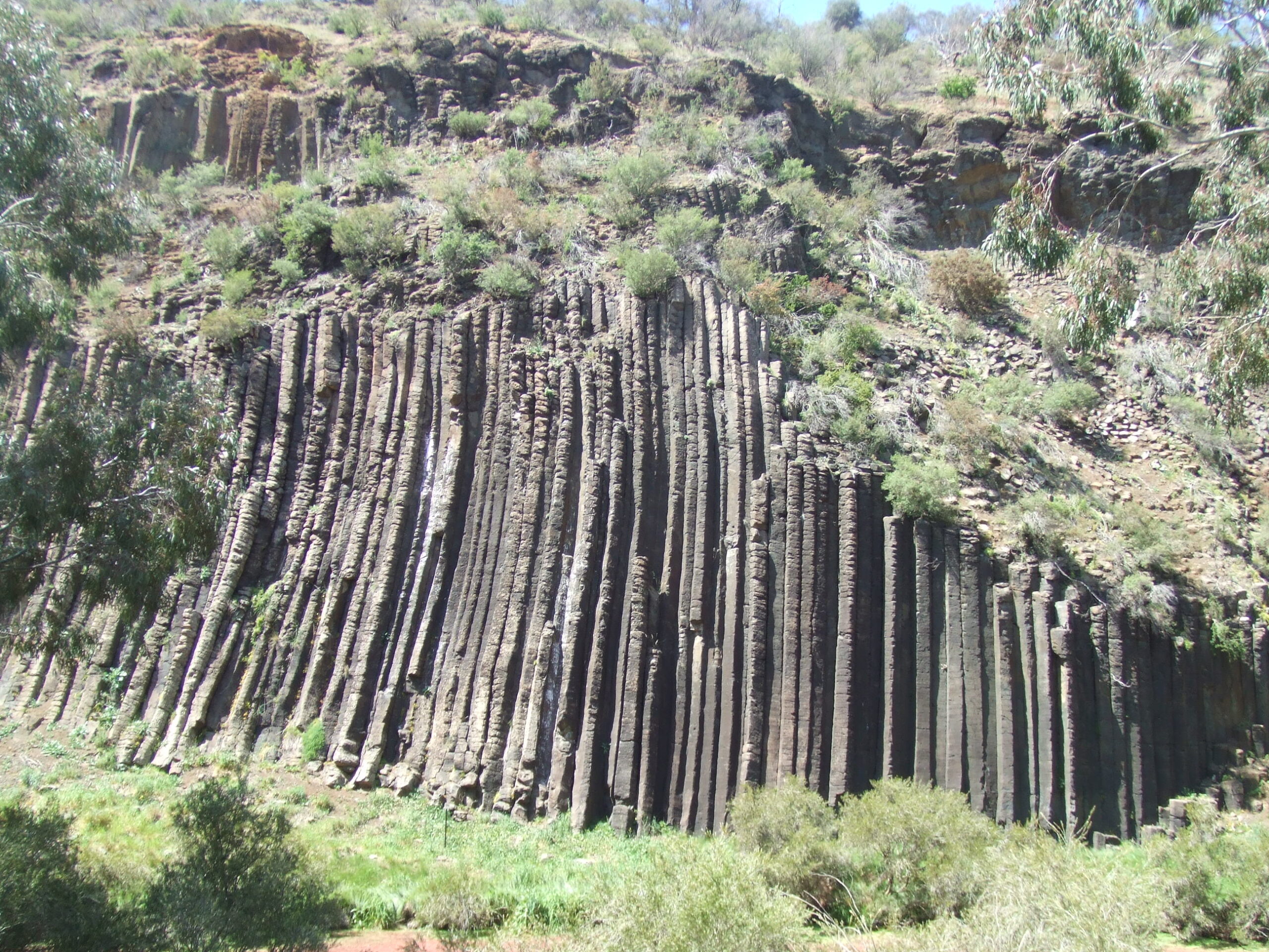 Organ Pipes National Park — ancient basalt columns, Keilor North